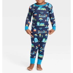 Toddler Hanukkah Blue Lion Pajama - 18 mo For Boy or Girl Toddler